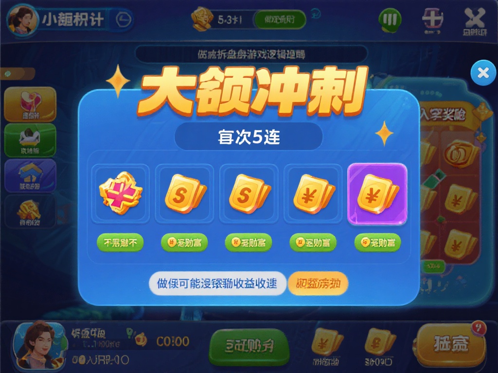 小额积累，大额冲刺
每一次五连中的小额奖励虽然无